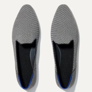 Rothy’s the Almond Loafer Black Twill